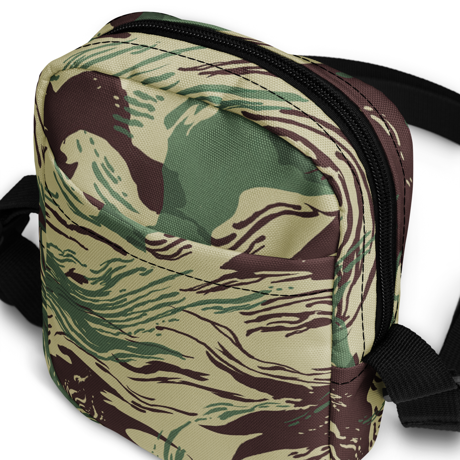 Rhodesian Brushstroke Camo Crossbody Bag