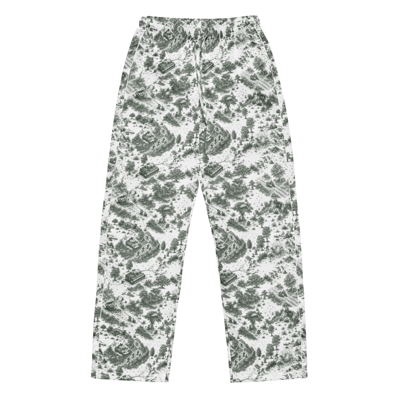 Front view of Normandy ’44 Toile women’s pajama pants