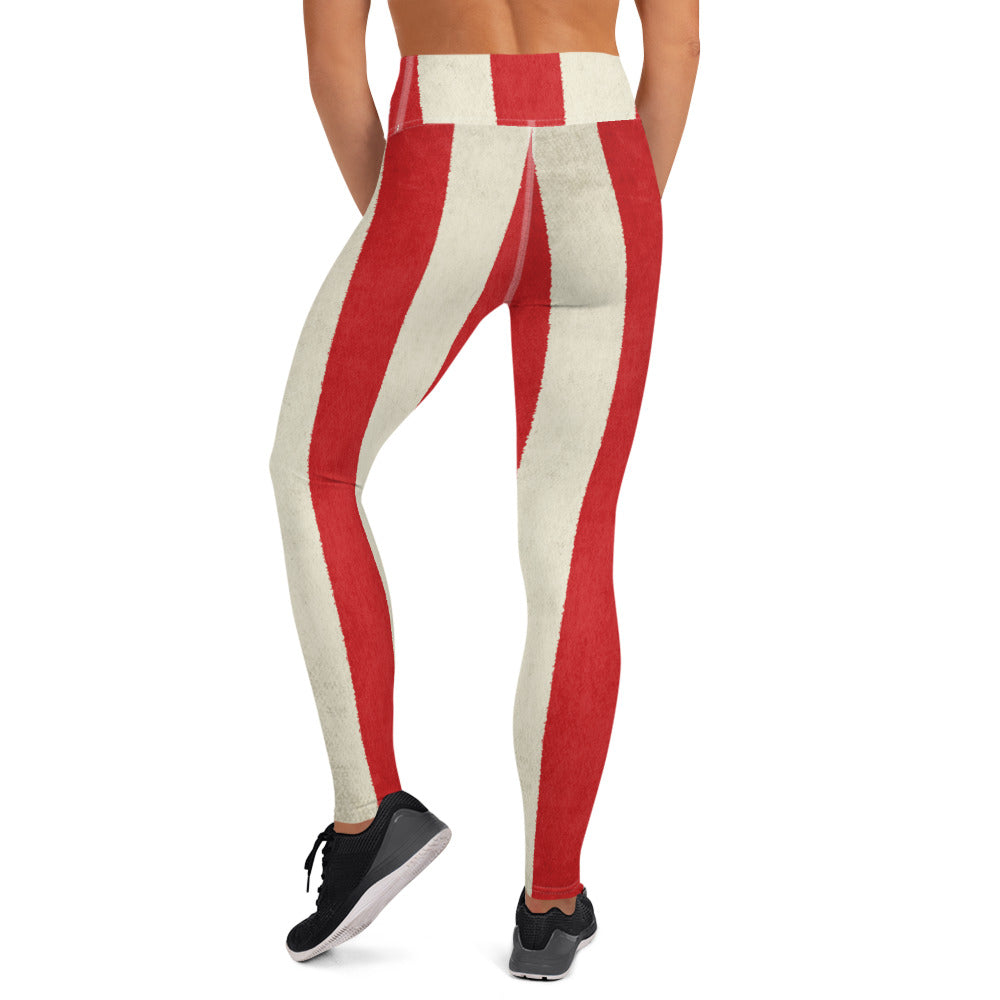 Rebel Stripes Yoga Leggings