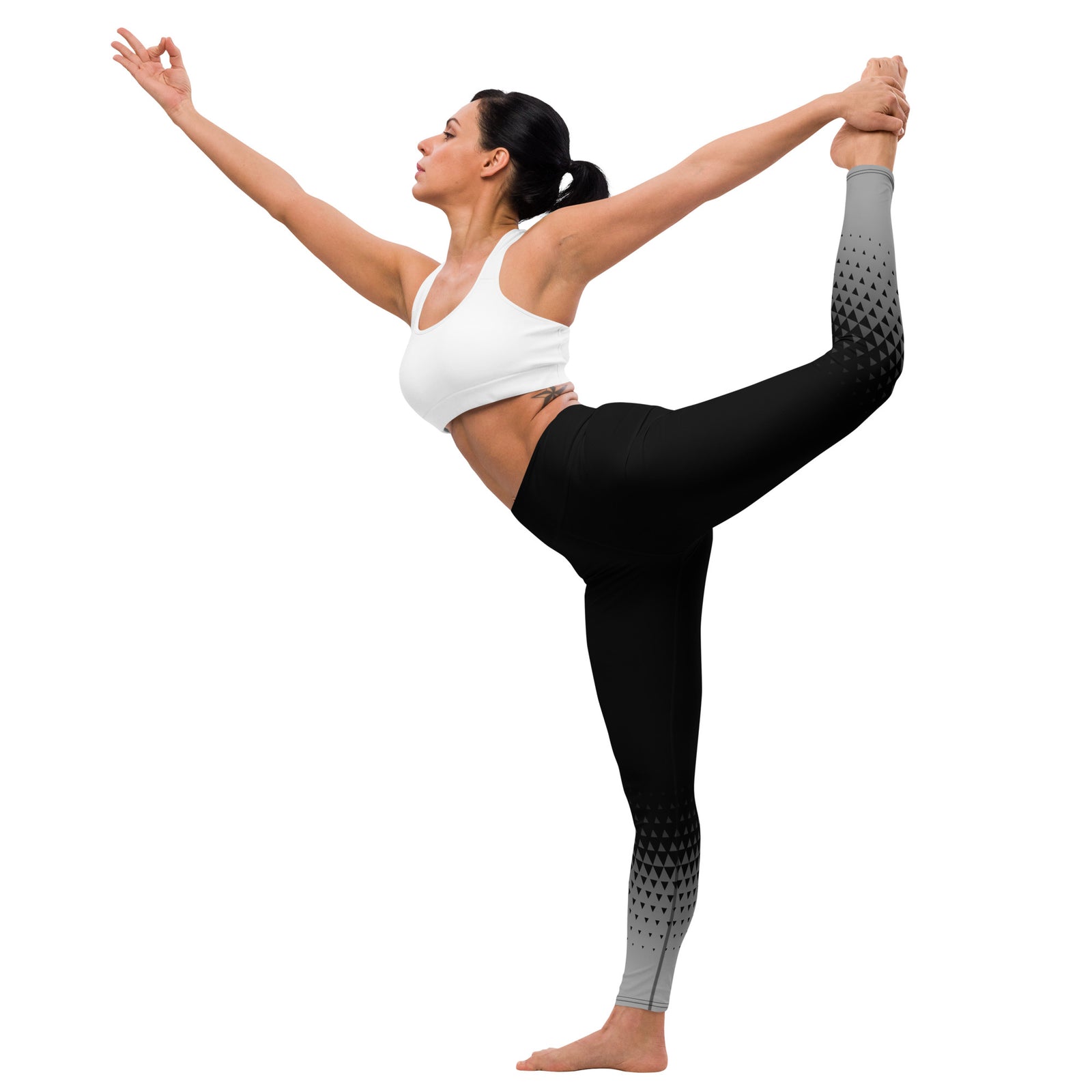 Fractal Midnight Yoga Leggings