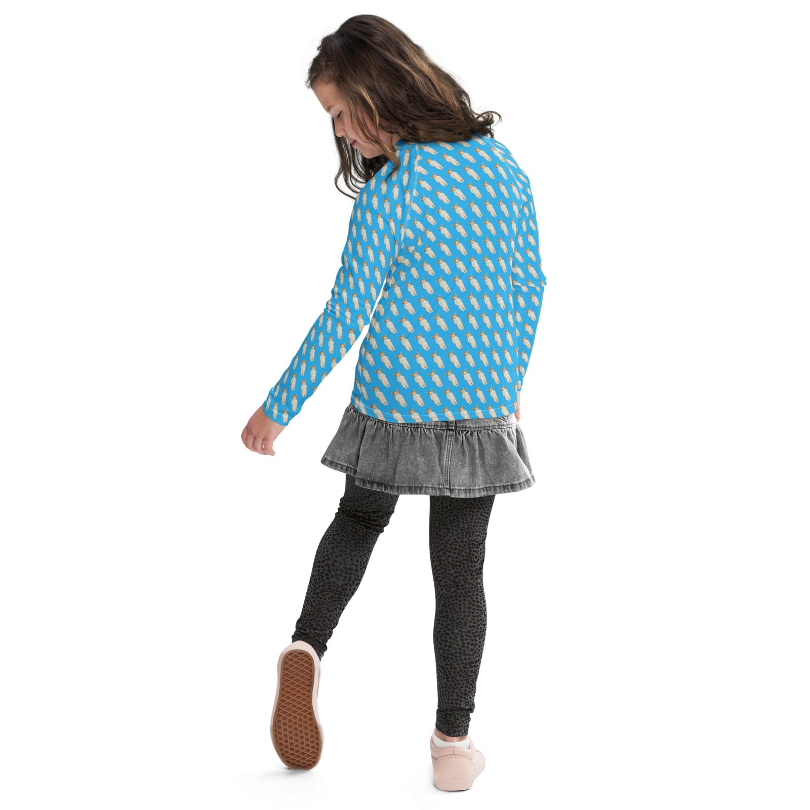 Sleeping Kitty Youth Rash Guard