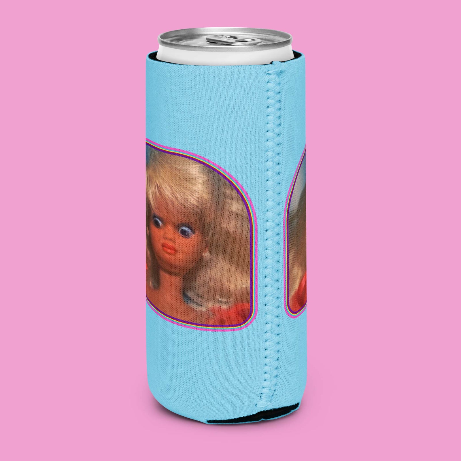 WTF Barbie Can Cooler
