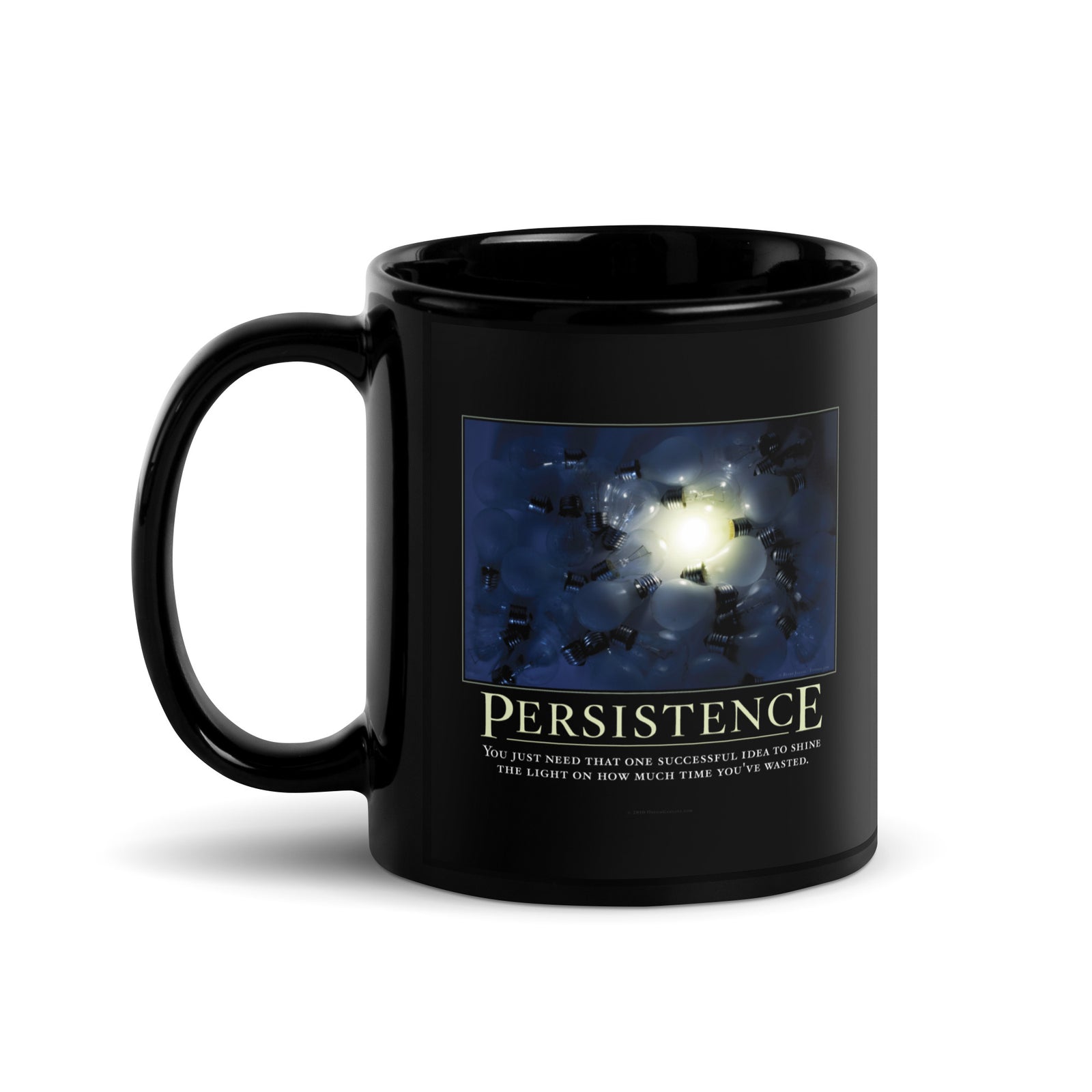 Persistence Demotivational Mug