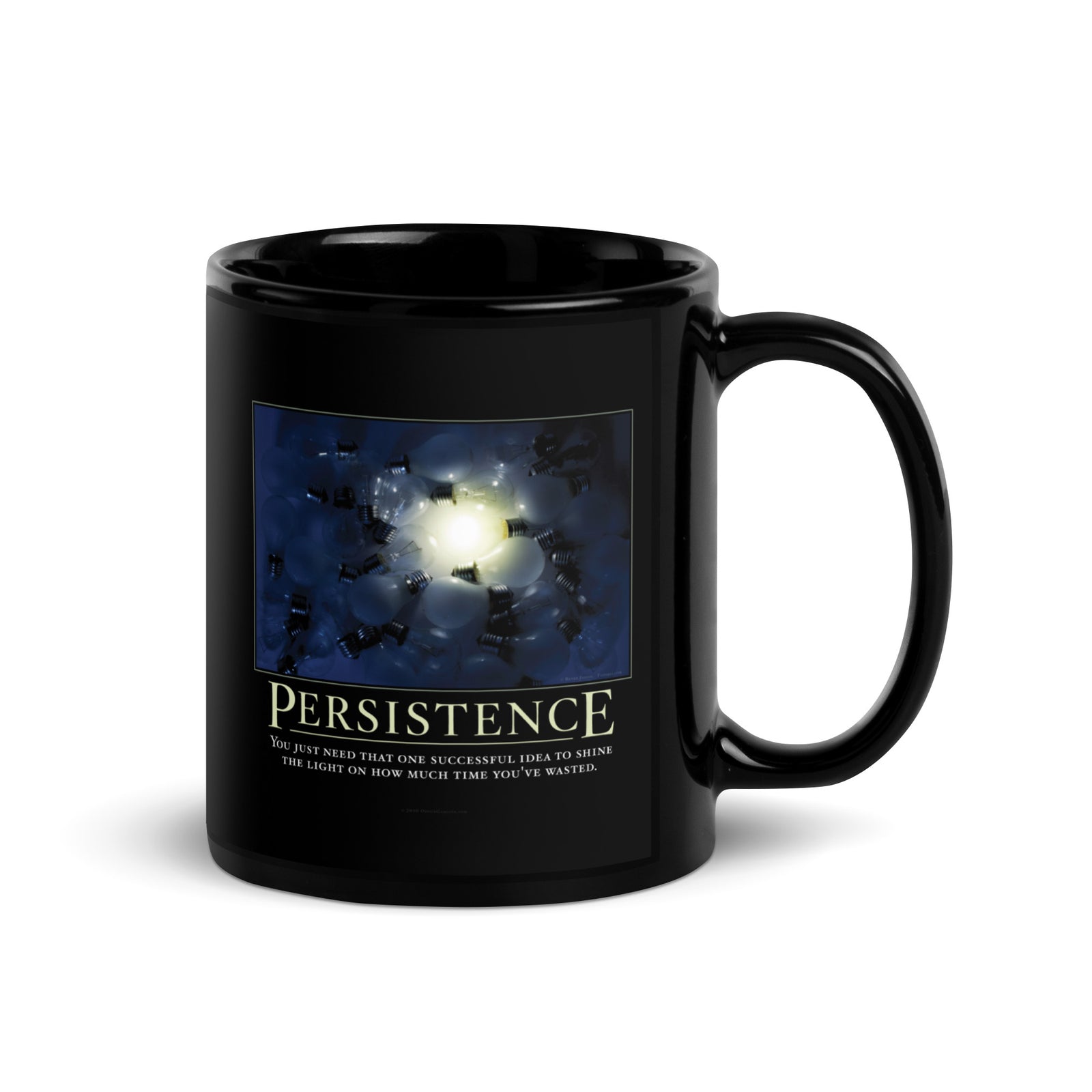 Persistence Demotivational Mug