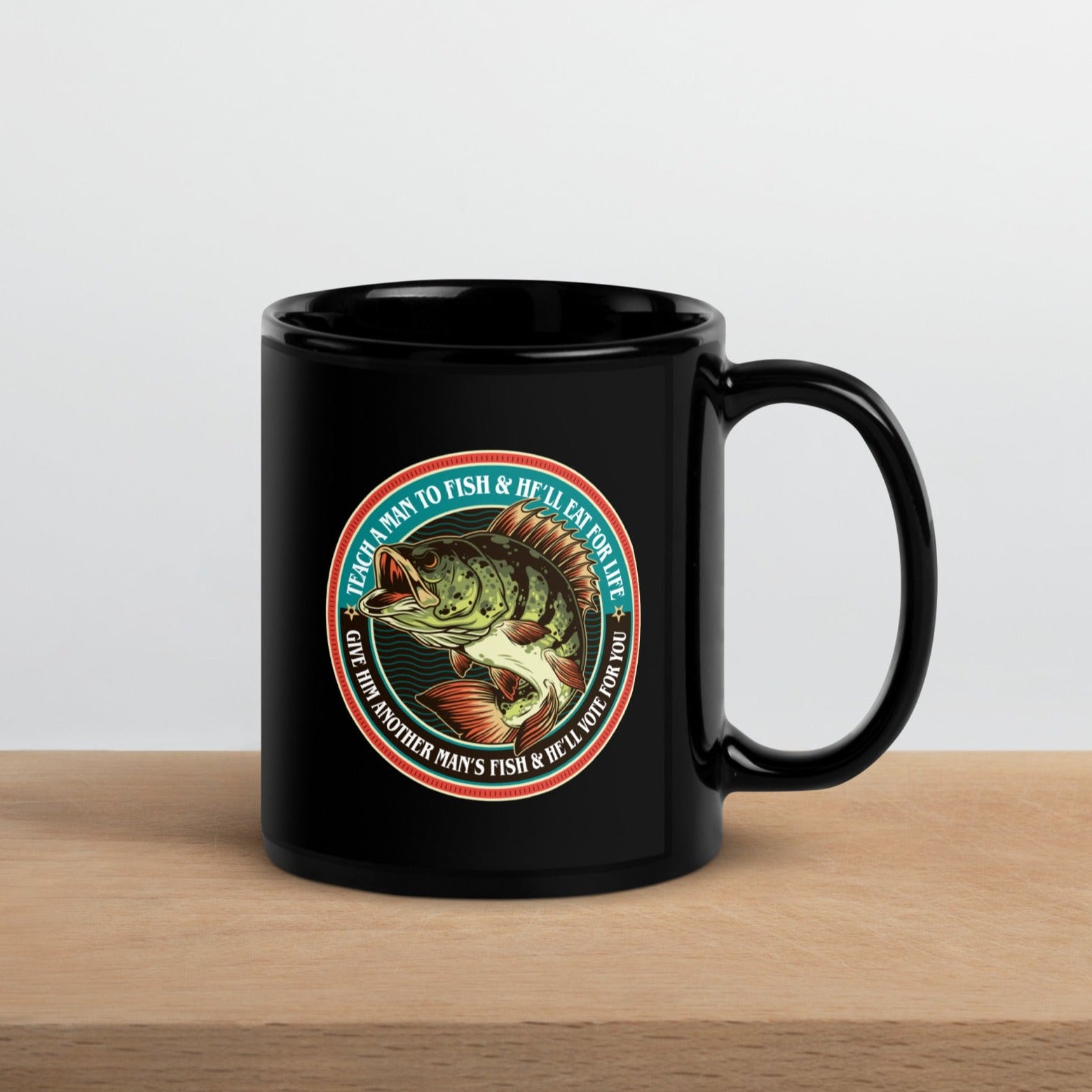 Teach a Man To Fish Coffee Mug
