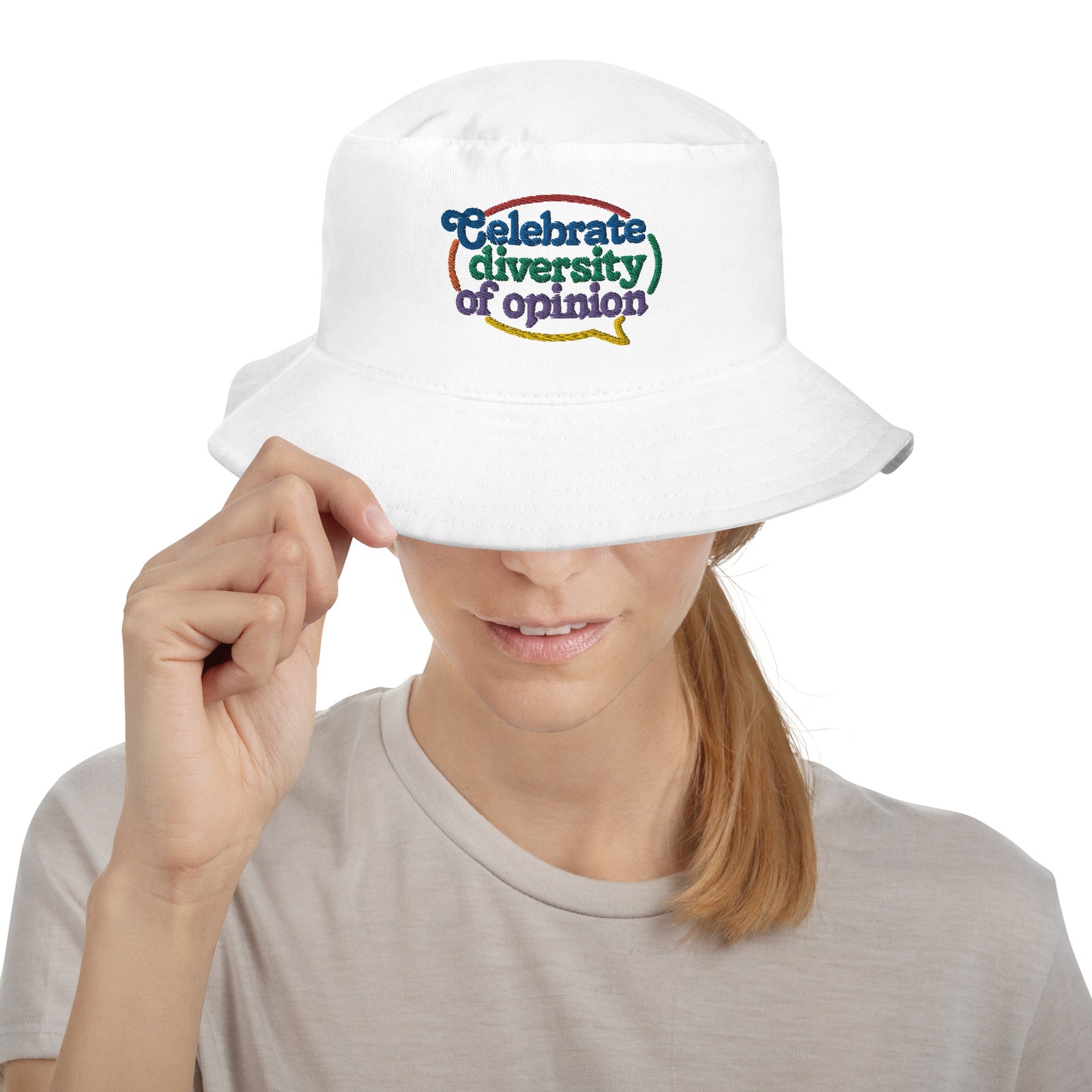 Celebrate Diversity of Opinion Bucket Hat