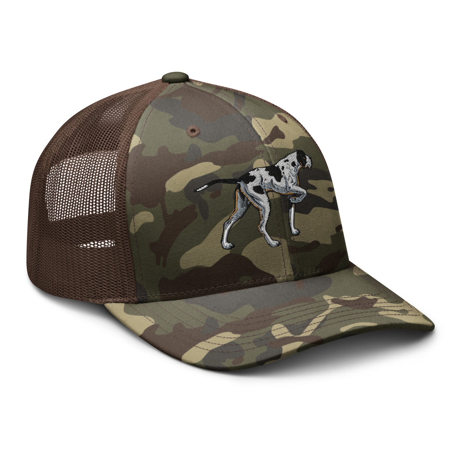 Pointer Dog Camouflage Trucker Hat