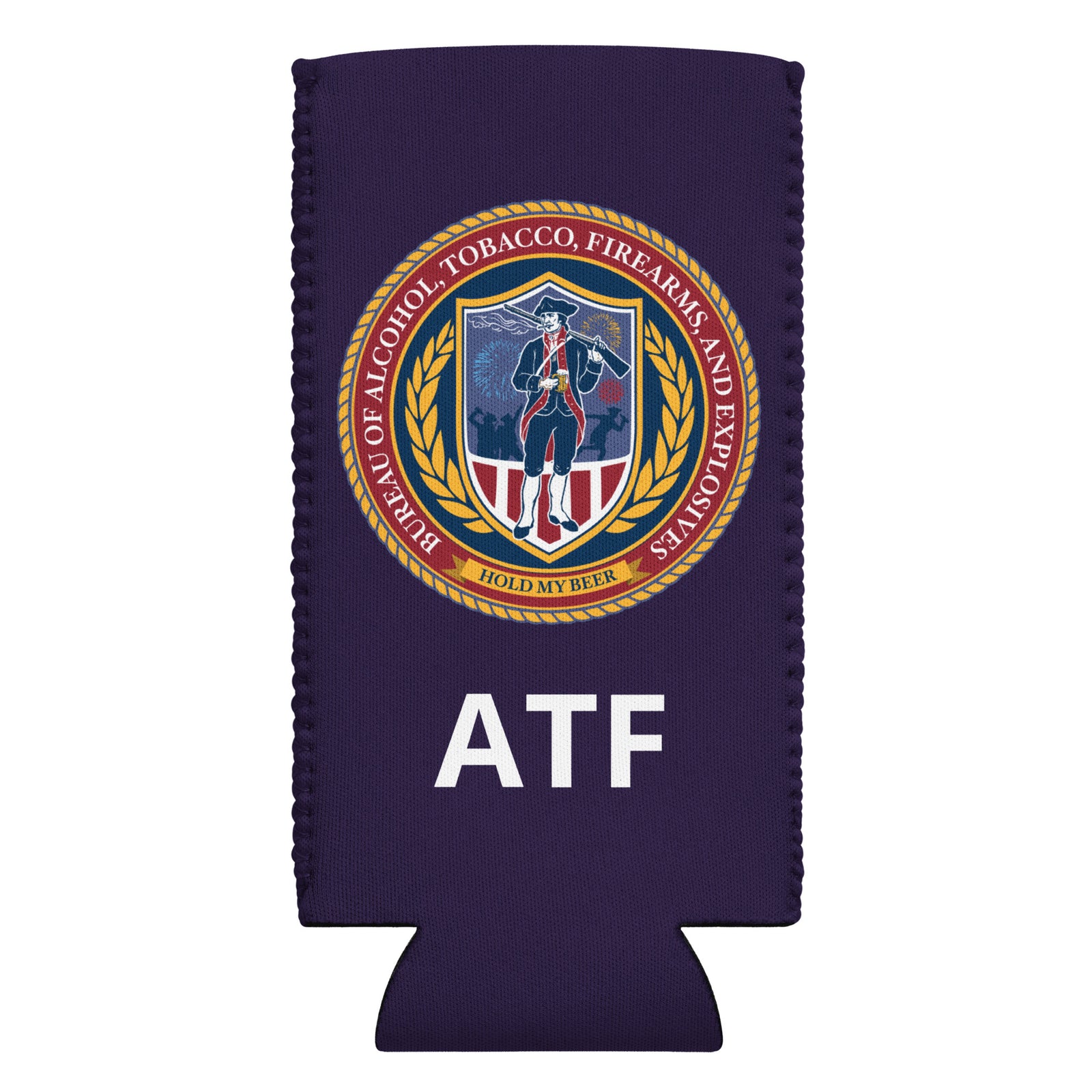 ATF Hold My Beer Can Cooler