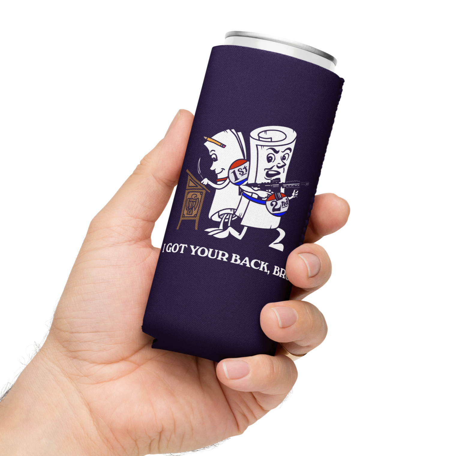 I Got Your Back Bro 2nd Amendment Can Cooler