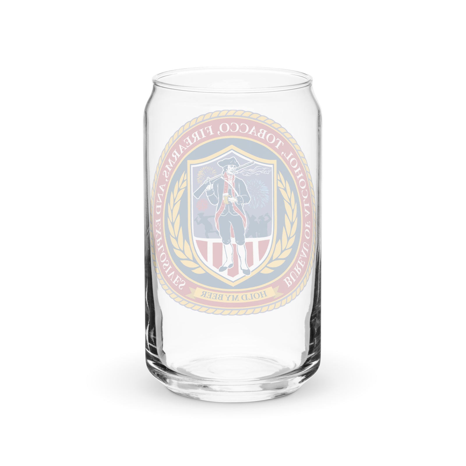 ATF Parody Seal Can-Shaped glass