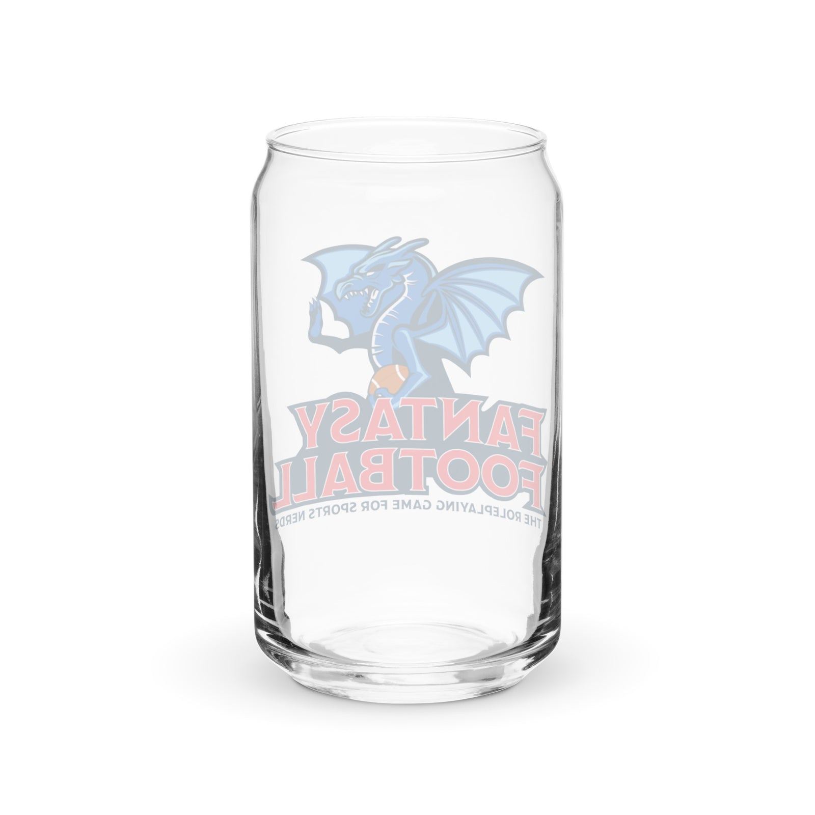 Fantasy Football Can-Shaped Glass