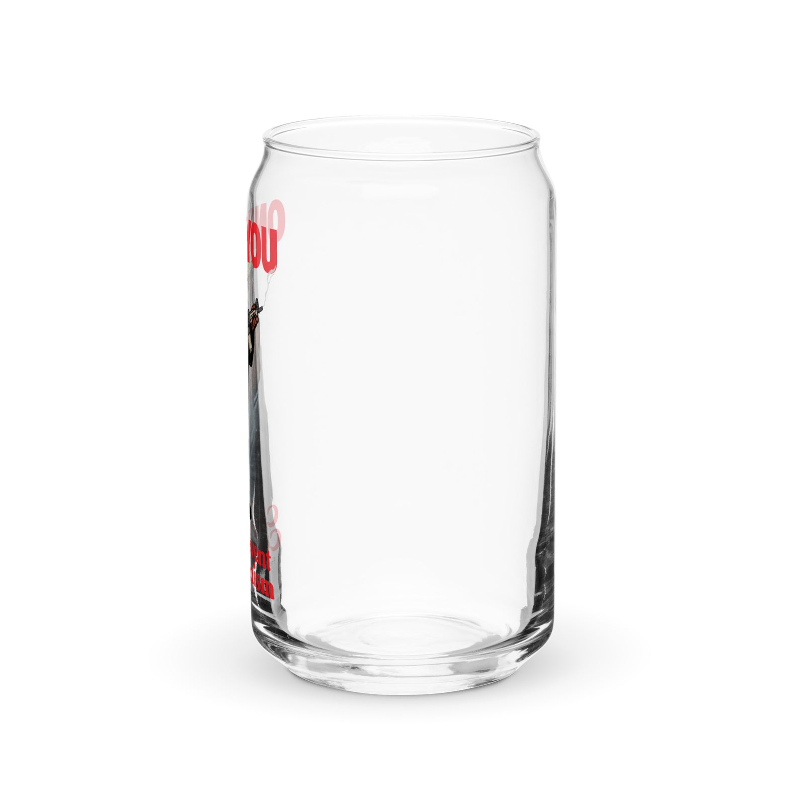 Smokey the Bear Only You Can Prevent Communism Can-Shaped Glass