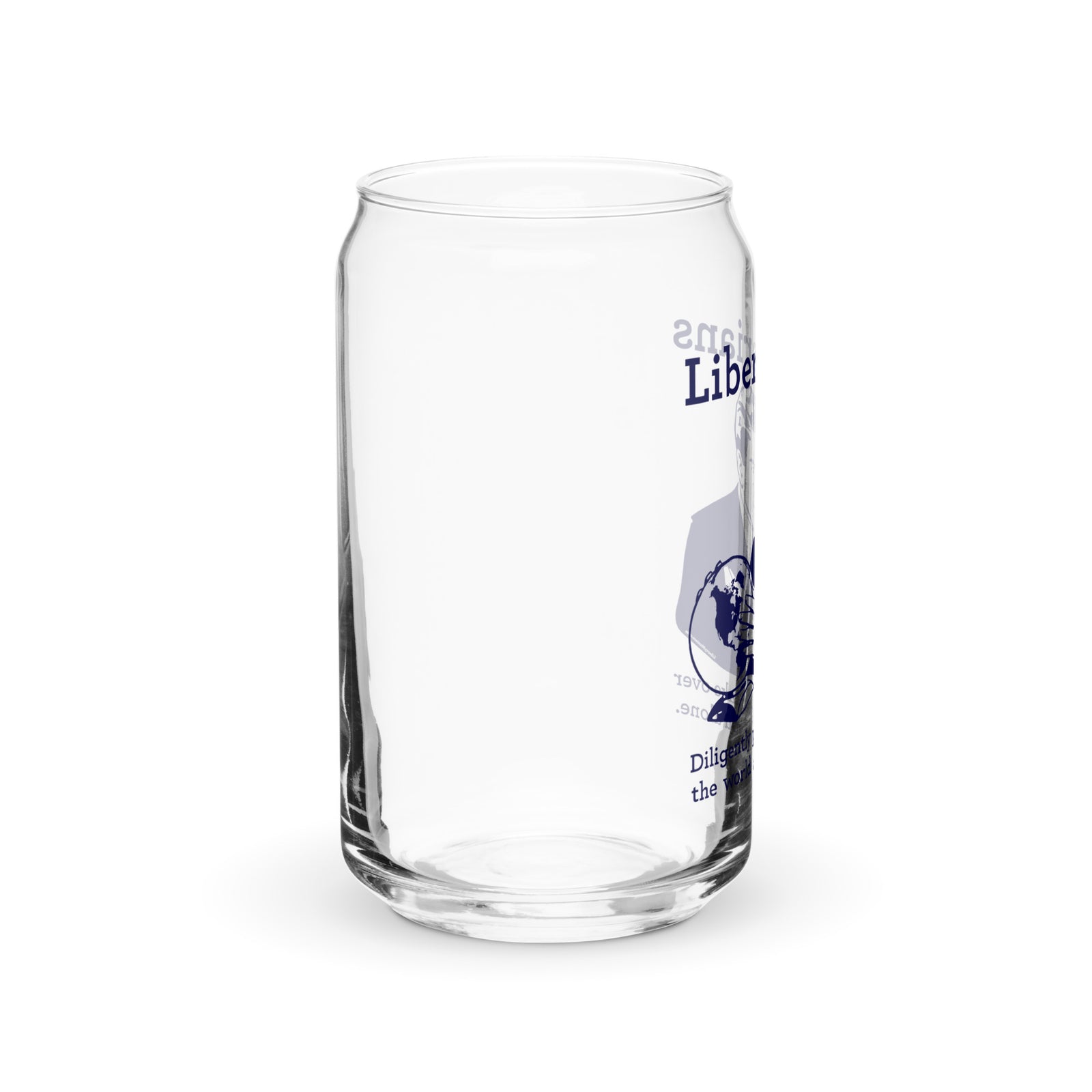 The Libertarian Plot Can-Shaped Glass