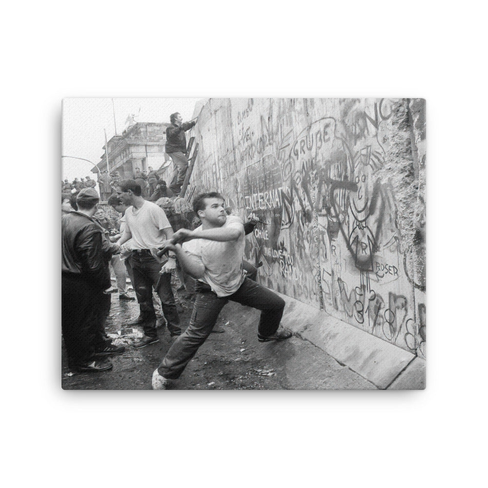 Take Down This Wall Berlin Wrapped Canvas Wall Art