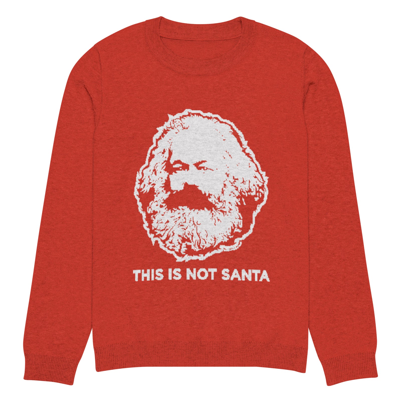 This Is Not Santa Karl Marx Knitted Sweater