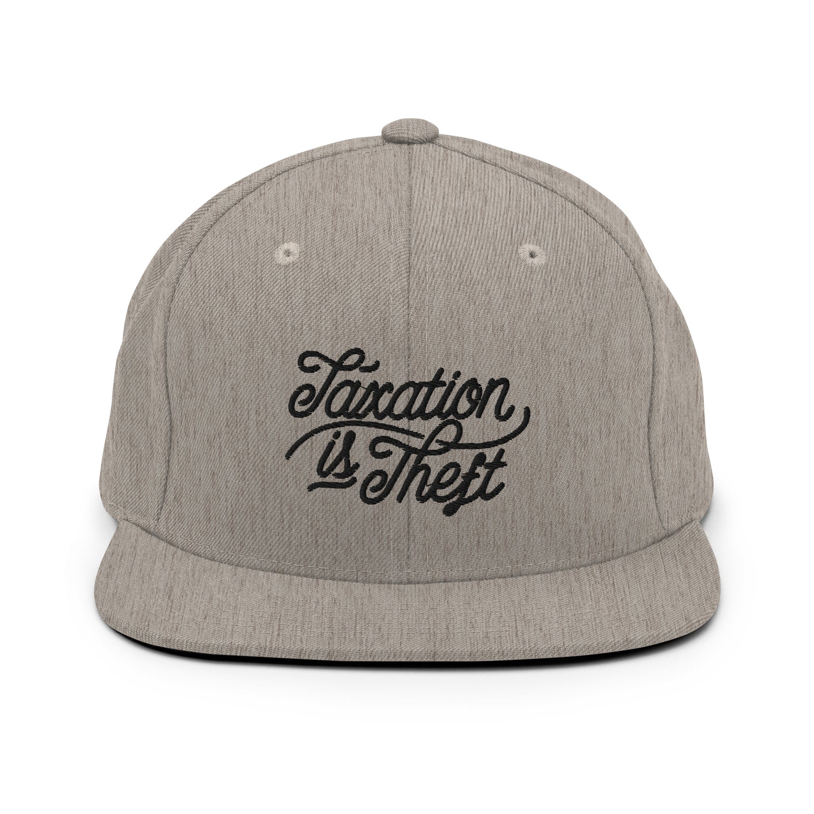 Taxation Is Theft Wool Blend Snapback