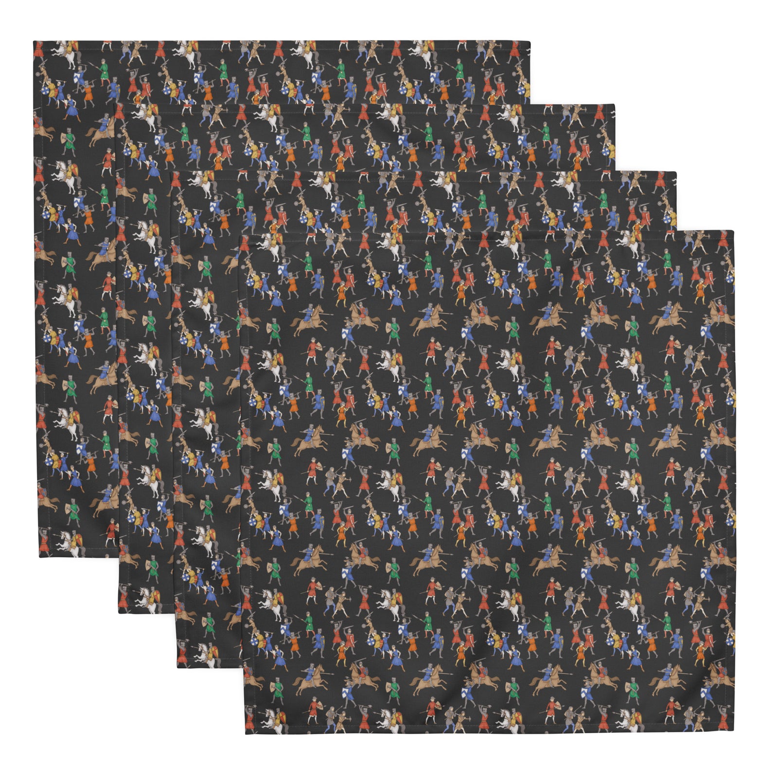 Medieval Battle Cloth Napkin Set
