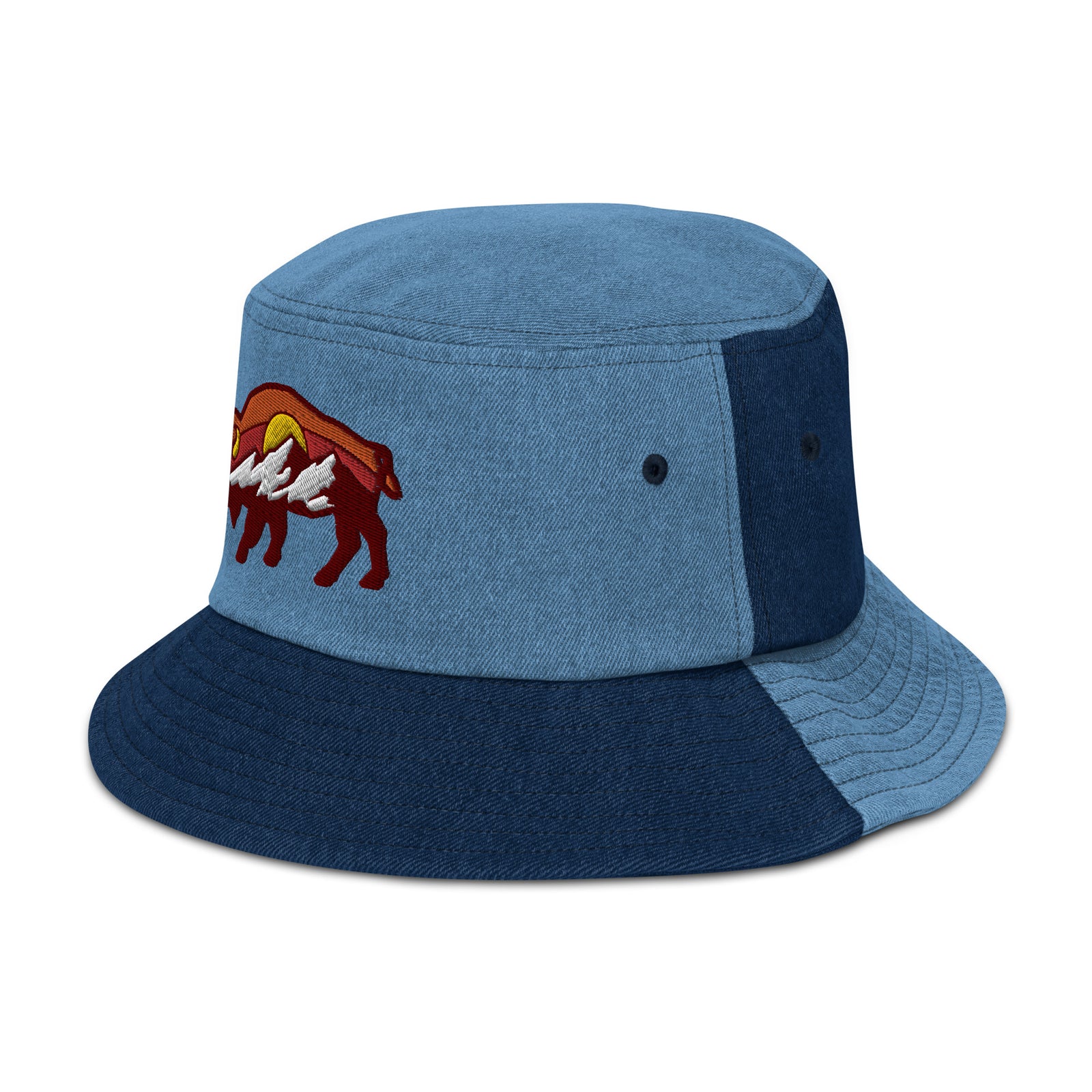 Liberty Bison Denim Bucket Hat