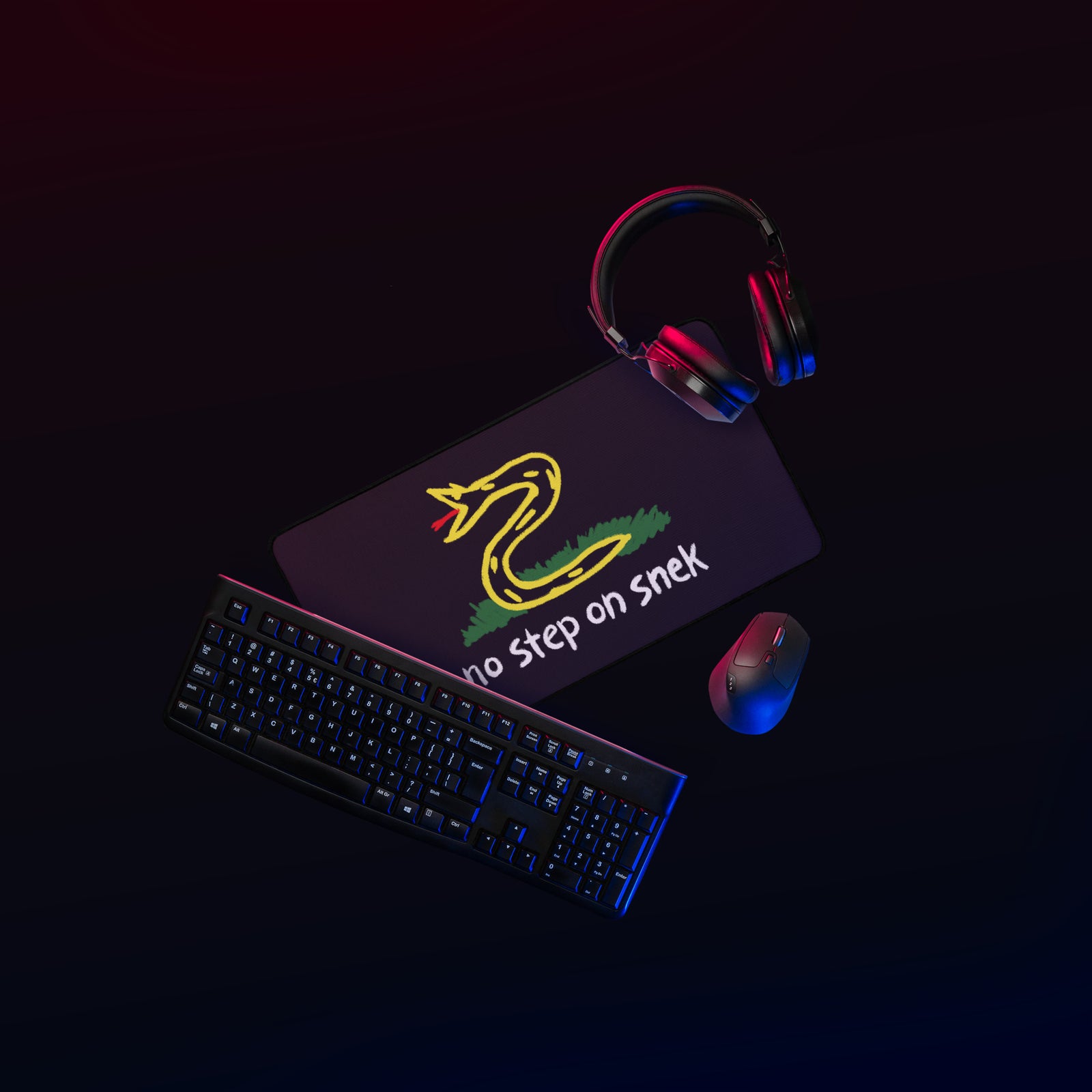 No Step On Snek Desk Mat