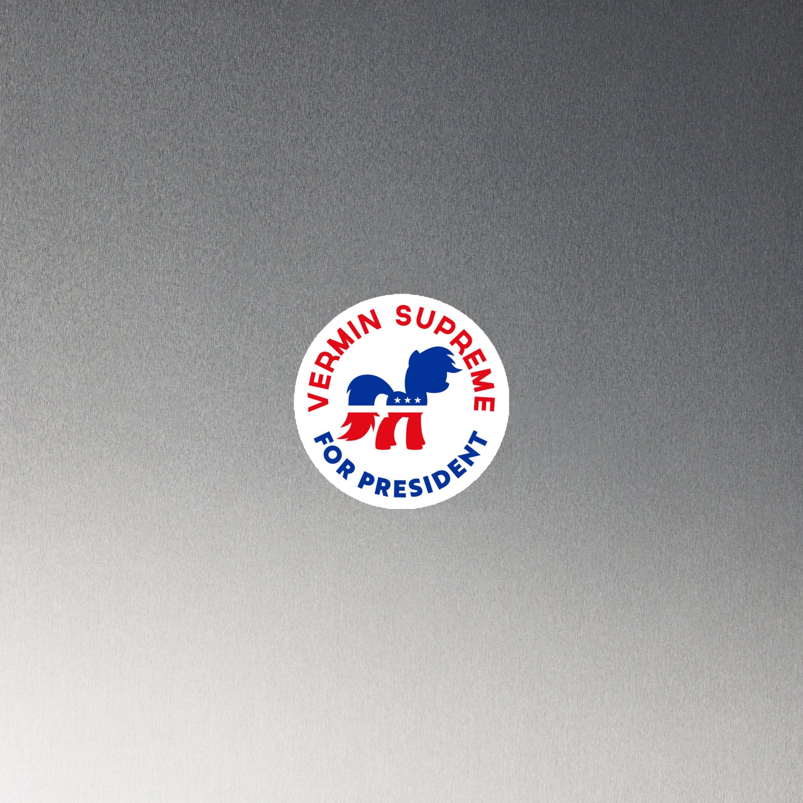 Vermin Supreme for President Round Magnet