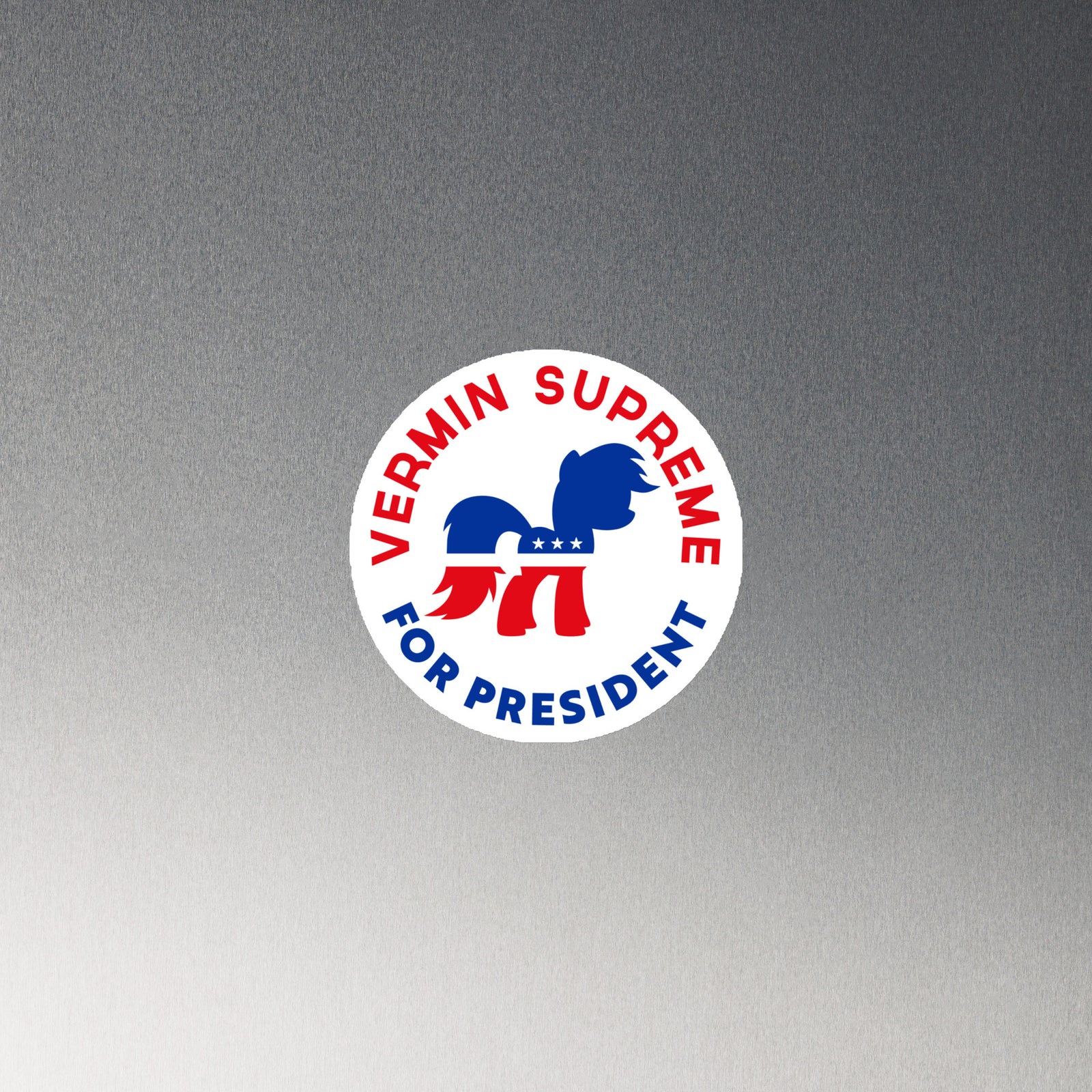 Vermin Supreme for President Round Magnet