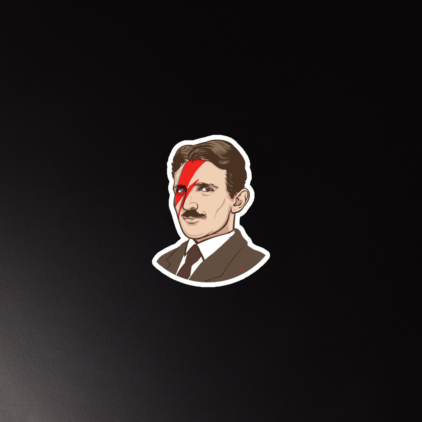 Tesla Ziggy Stardust Die-Cut Magnet