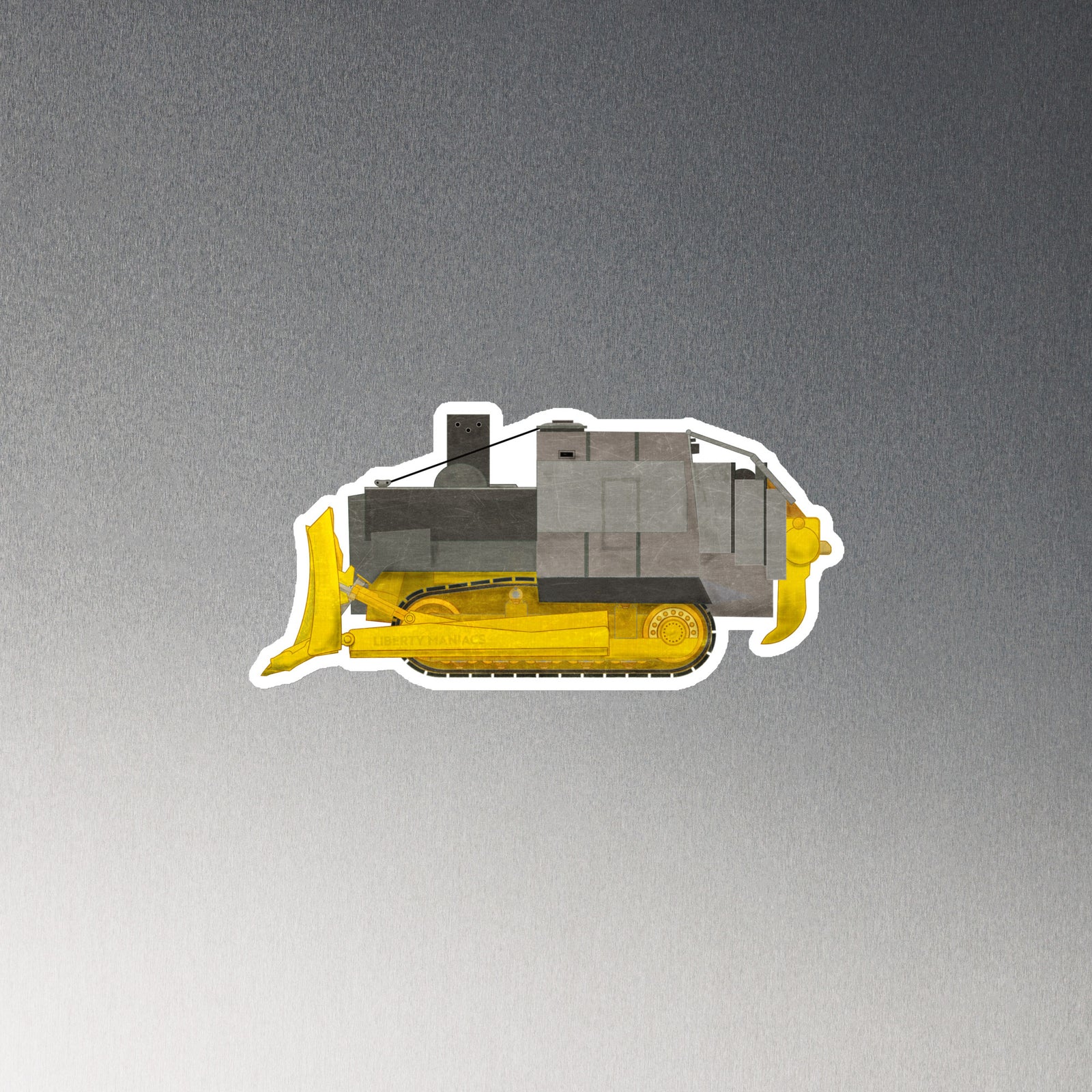 Killdozer Die Cut Magnet