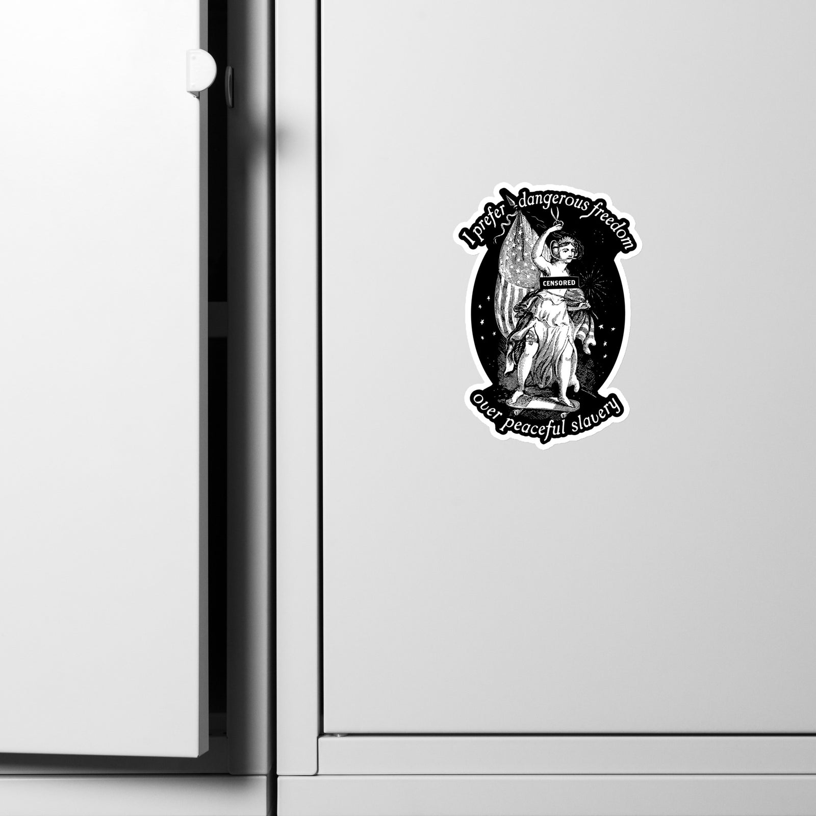 I Prefer Dangerous Freedom Over Peaceful Slavery Magnet