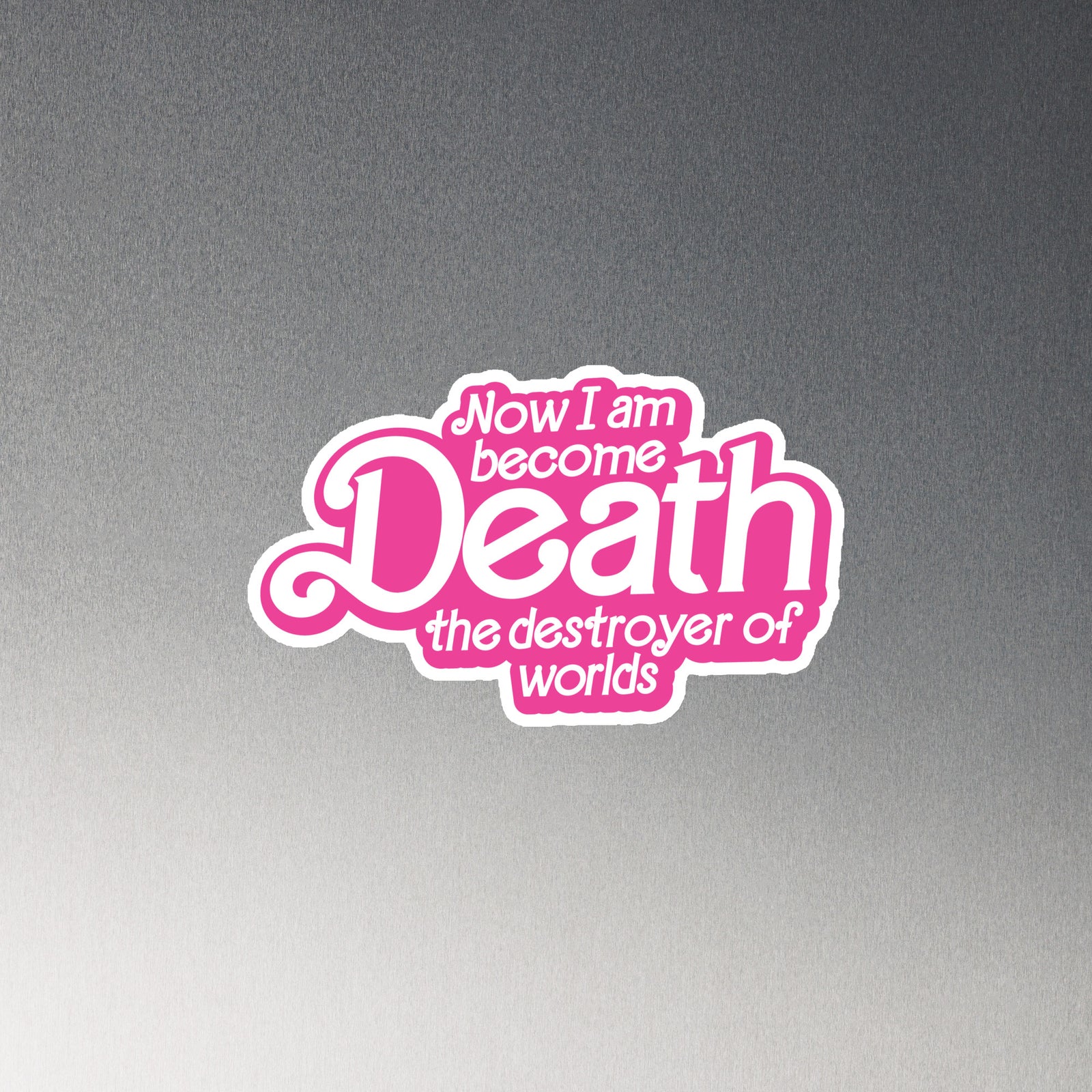 Barbenheimer Fridge Magnet