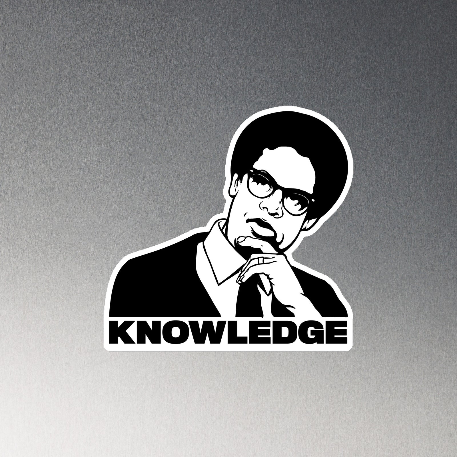 Thomas Sowell Knowledge Die-Cut Magnet