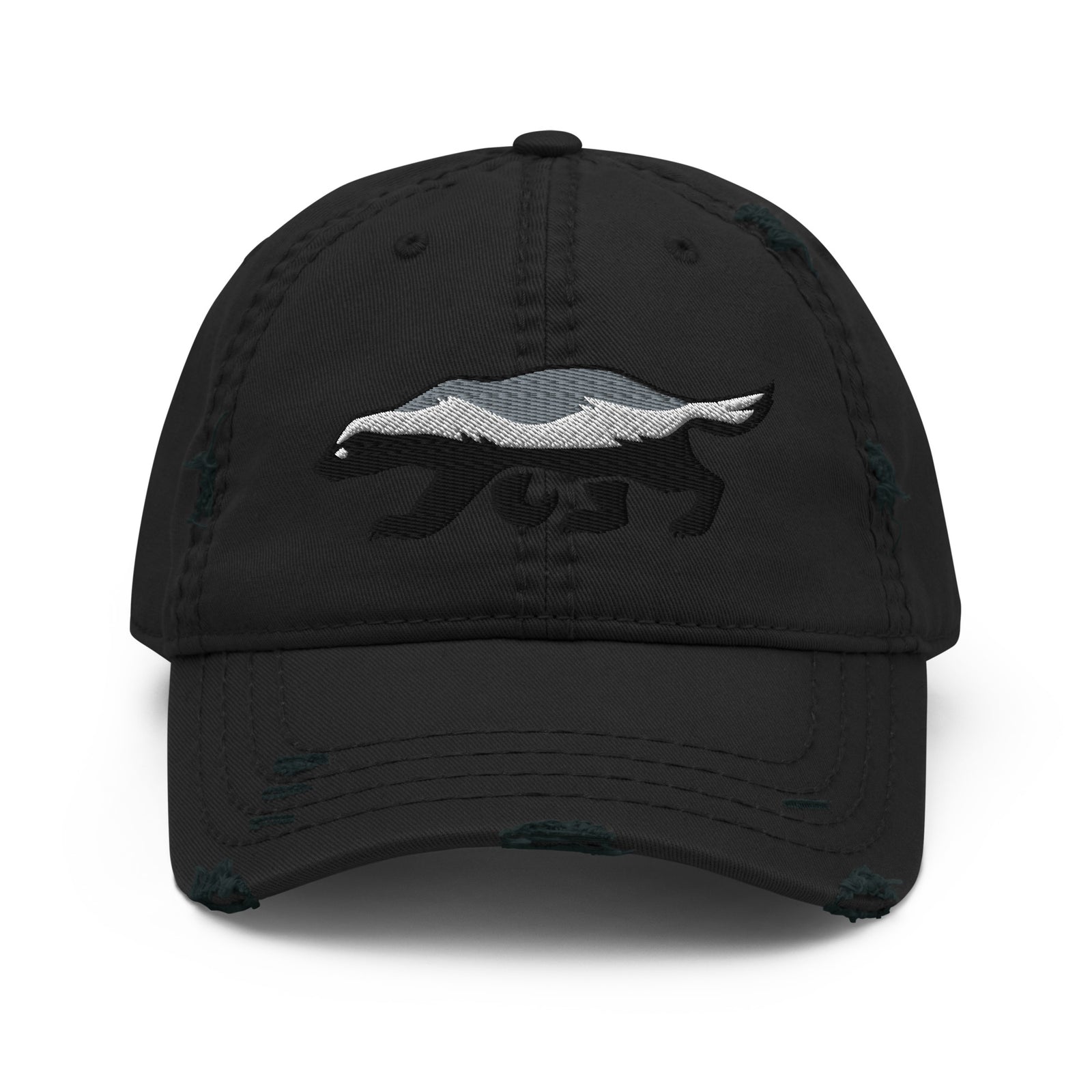 Honey Badger Distressed Dad Hat