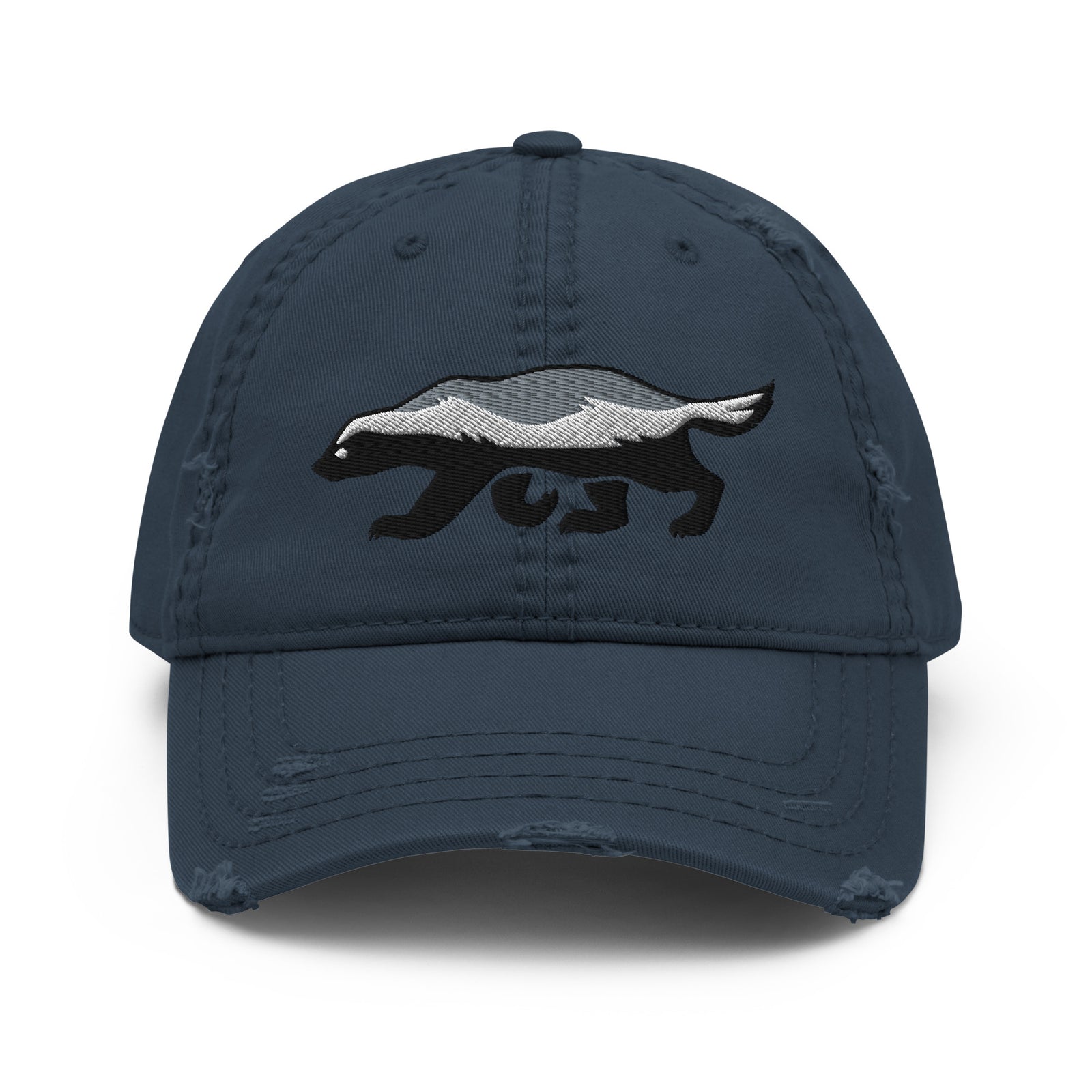 Honey Badger Distressed Dad Hat