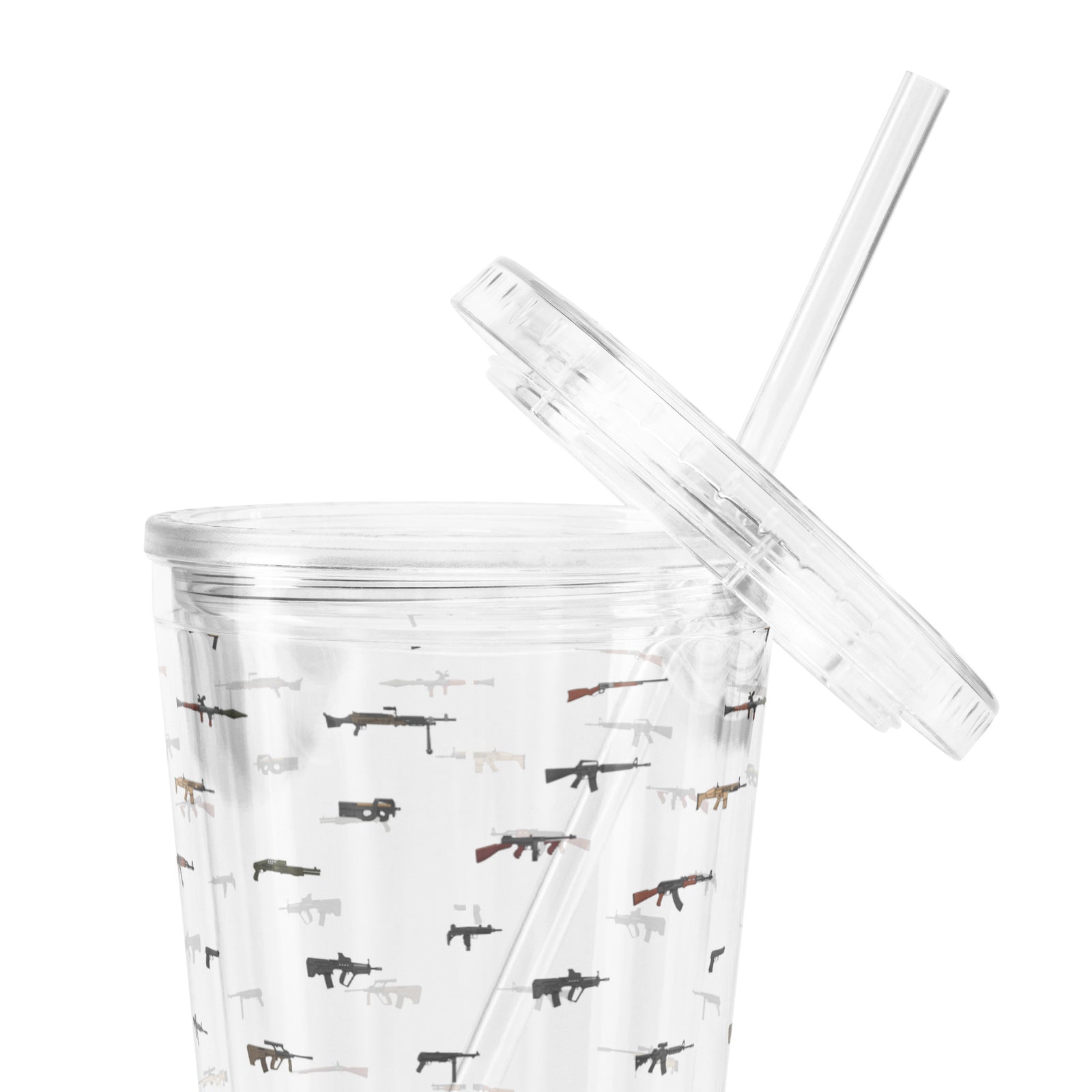 Arsenal Clear Plastic Tumbler