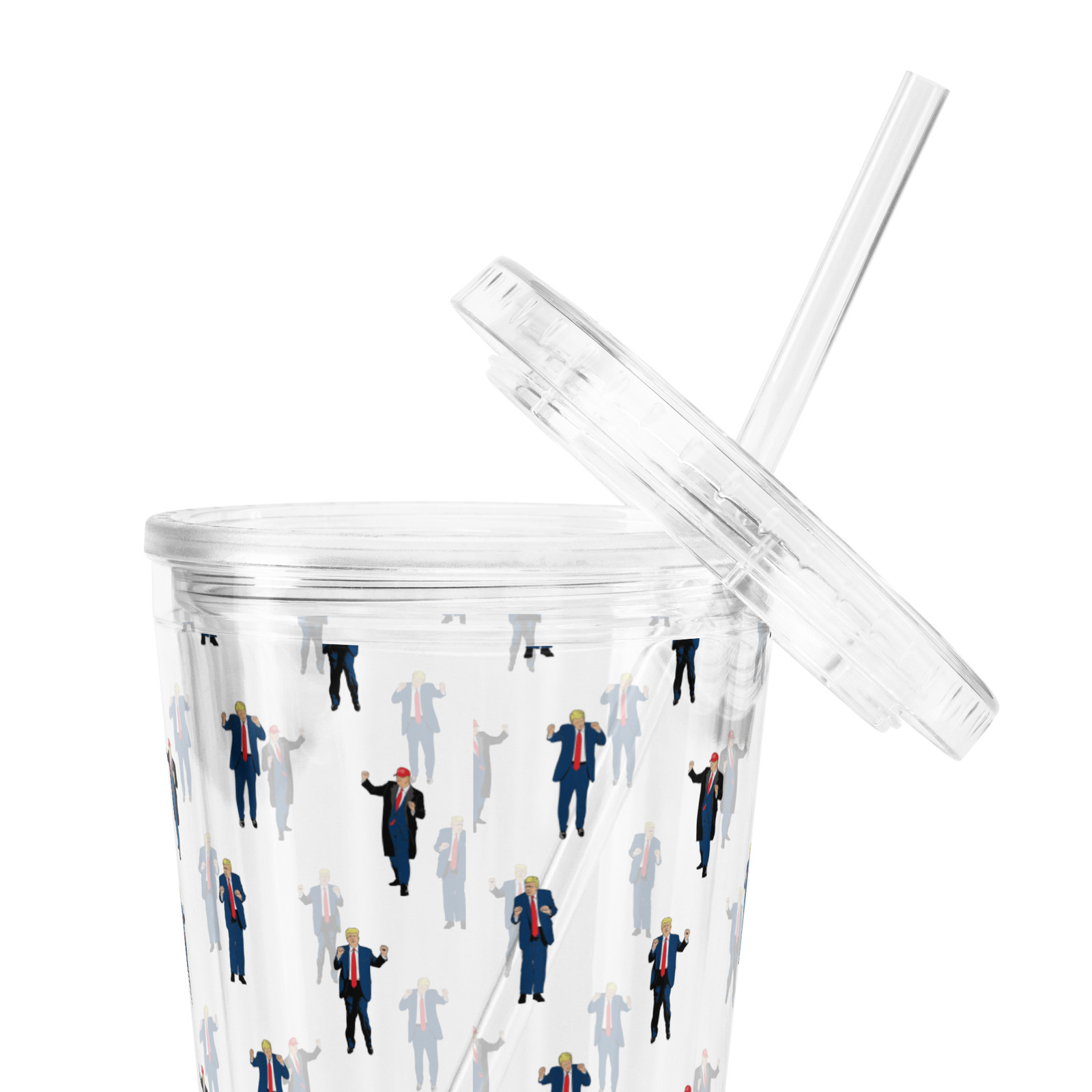 Trump Dance Clear Insulated Tumbler
