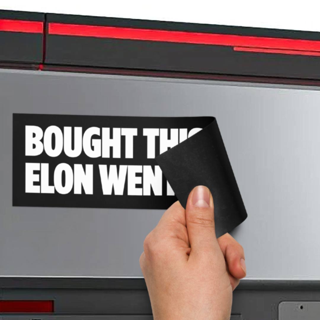 Bought This Before Tesla Car Magnets