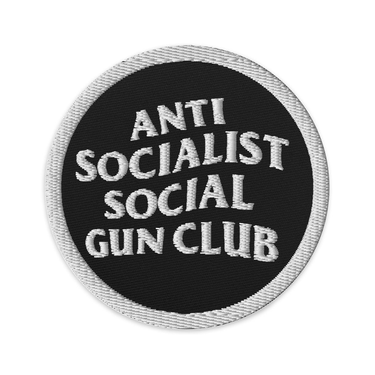 Anti Socialist Social Gun Club Patch