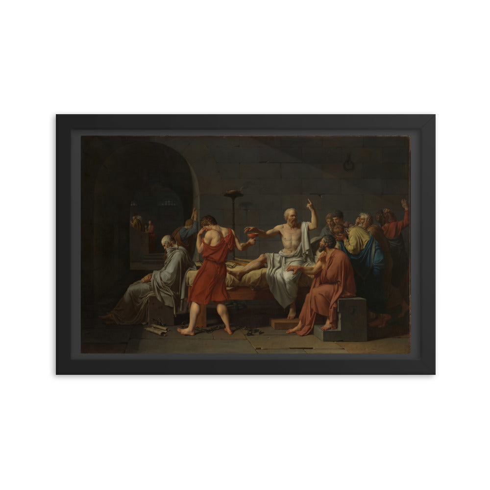 Death of Socrates Framed Print