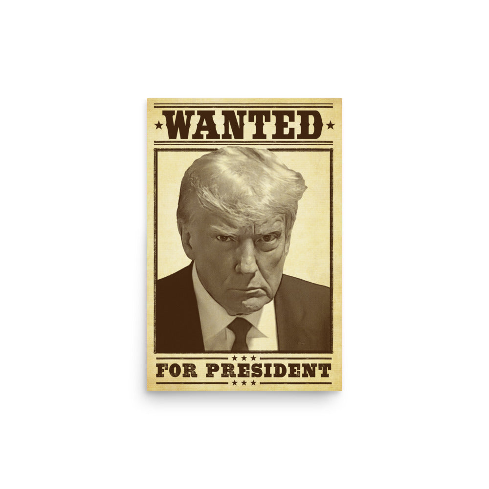Donald Trump Mugshot Poster