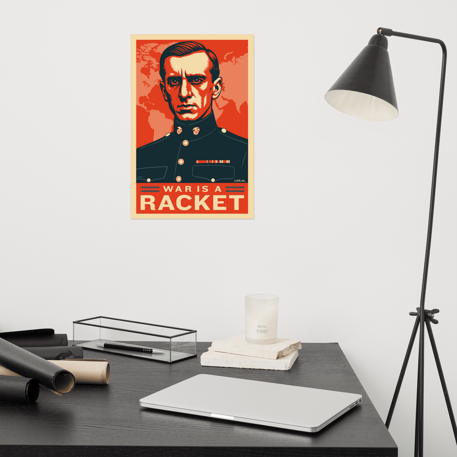Major General Smedley D. Butler War Is a Racket Print
