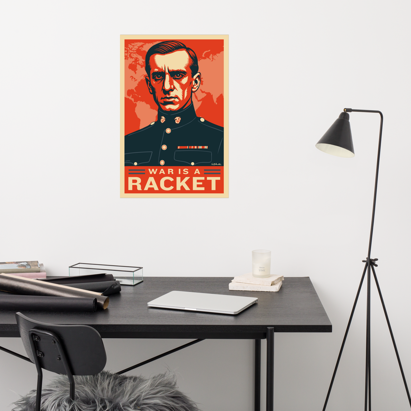Major General Smedley D. Butler War Is a Racket Print