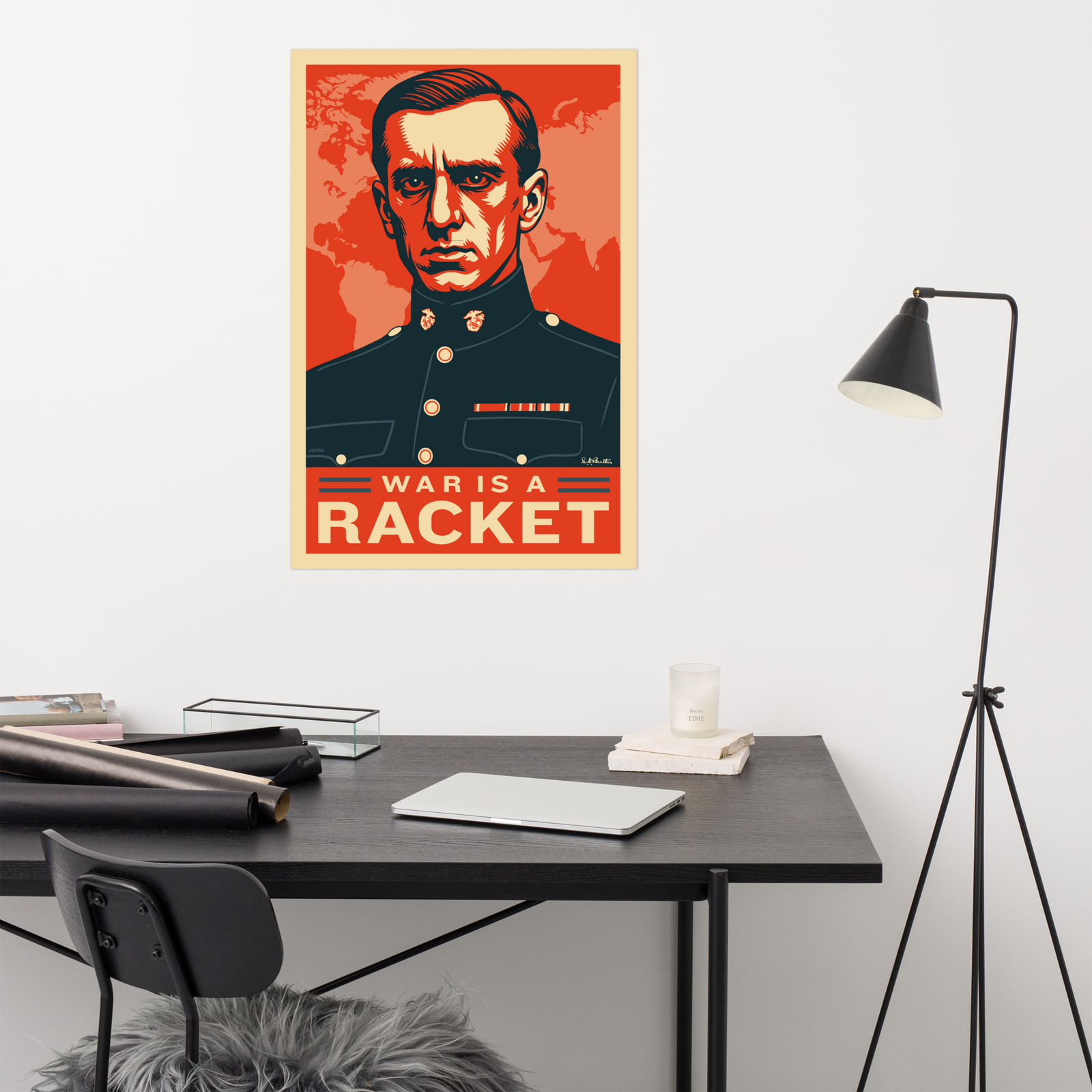 Major General Smedley D. Butler War Is a Racket Print
