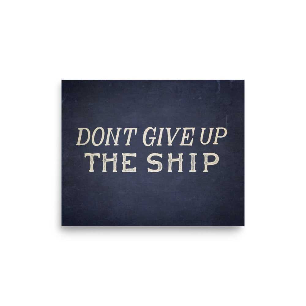 Don&#39;t Give Up The Ship Commodore Perry Print