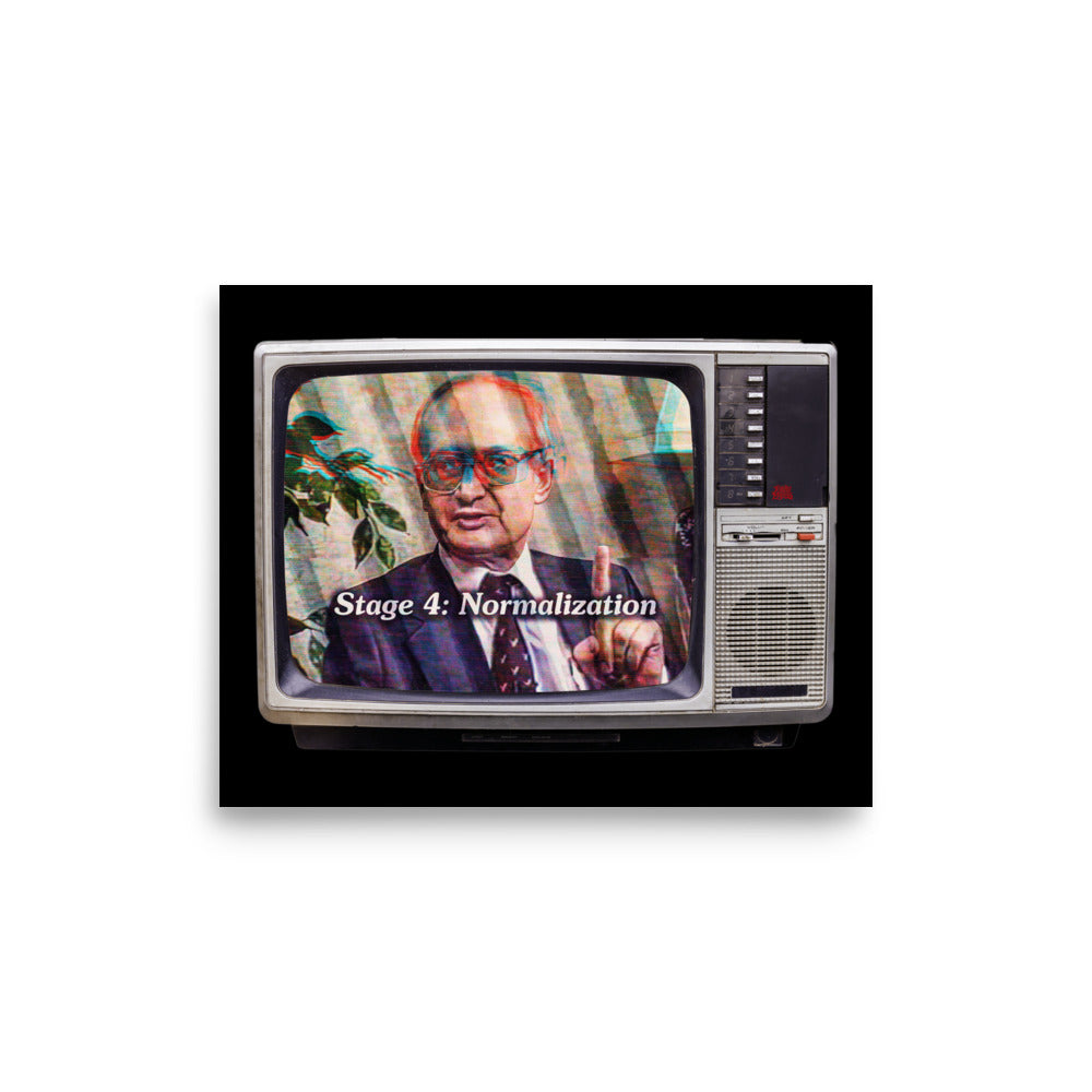 Yuri Bezmenov The Fourth Stages of Ideological Subversion Print