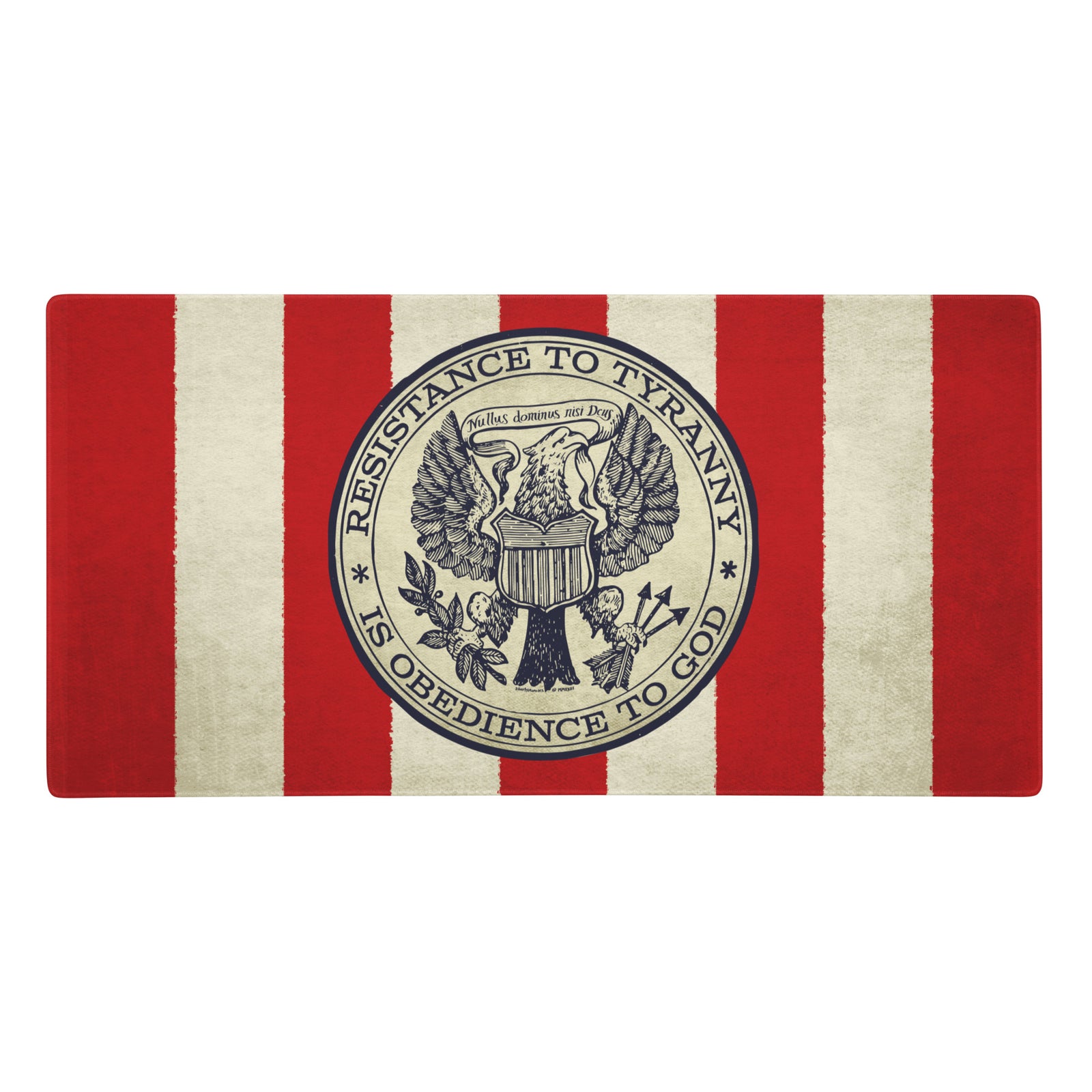 Resistance To Tyranny is Obedience to God Desk Mat