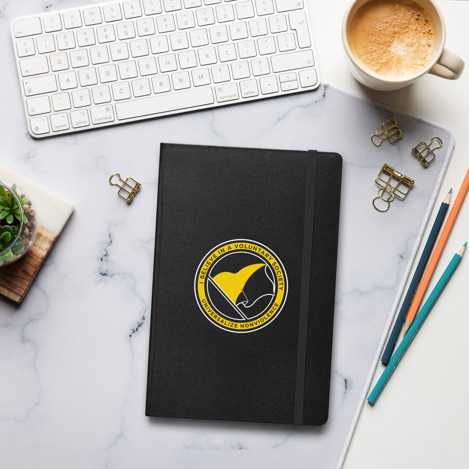 Voluntaryist Hardcover Bound Notebook