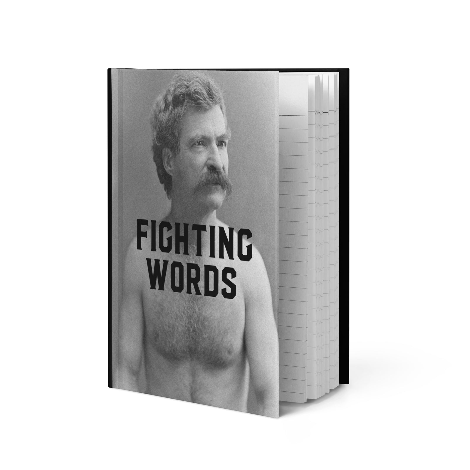 Mark Twain Fighting Words Hardcover Journal