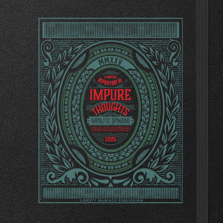 Impure Thoughts Fancy Hardcover Bound Notebook