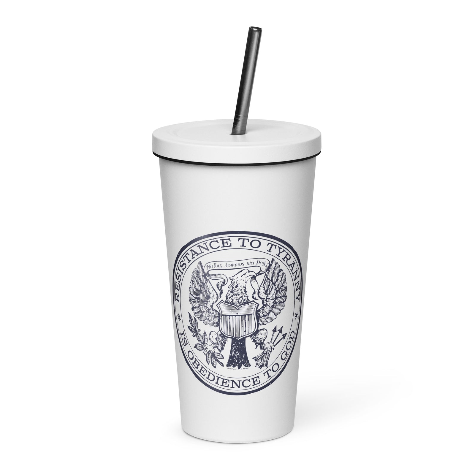 An Appeal to Heaven Insulated Tumbler with Straw