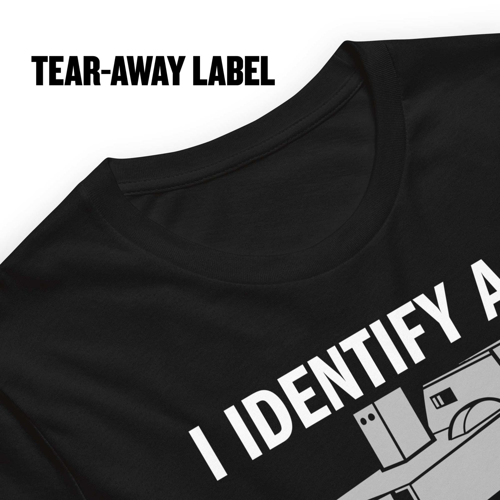 I Identify as a Komatsu D355A Killdozer T-Shirt