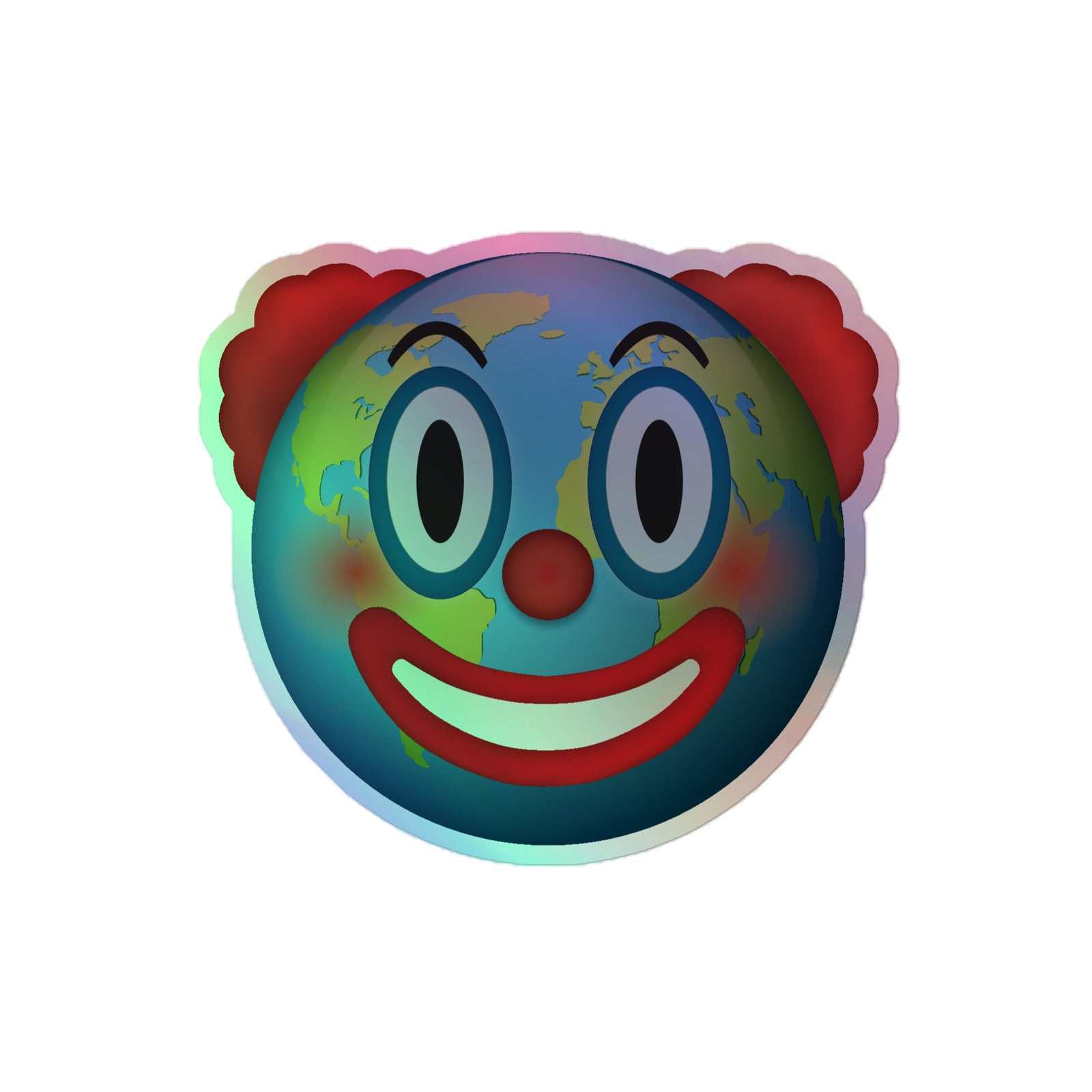 Clown World Holographic Stickers